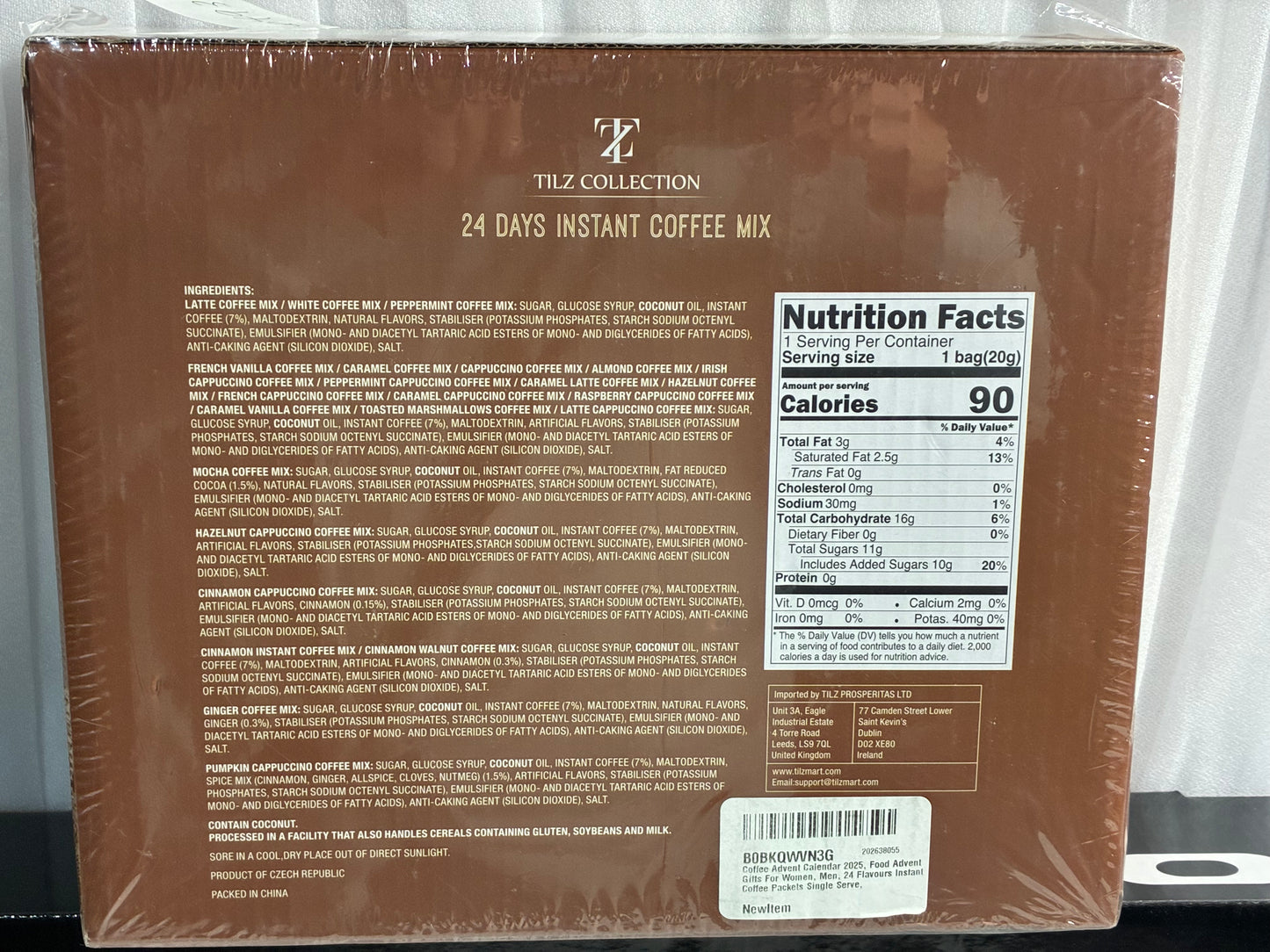 specialty luxury coffee advent calender
