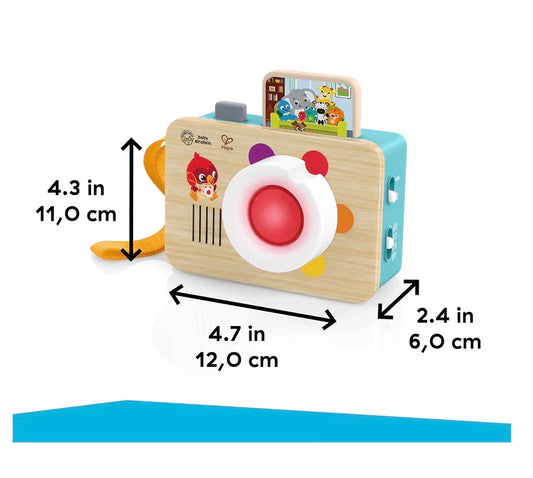 Baby Einstein + Hape Learning Lens Toy Camera for Pretend Play,