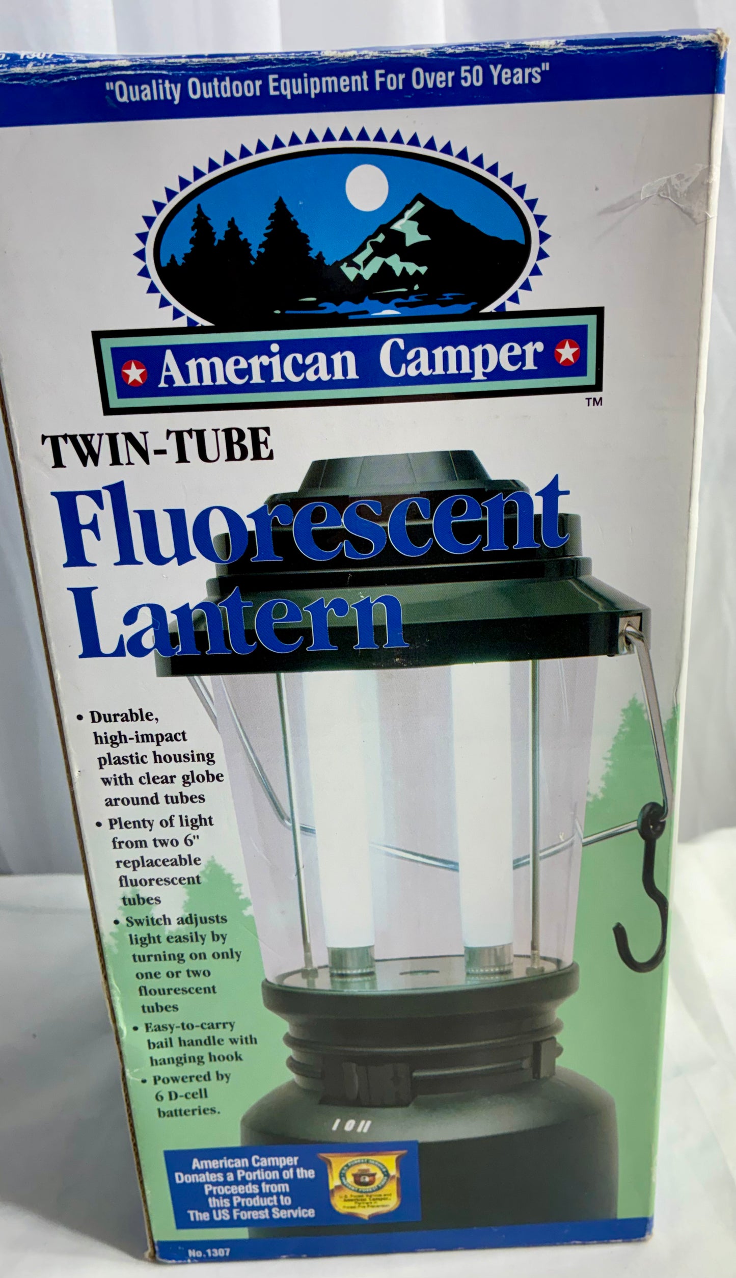 American Camper Twin-Tube Fluorescent Lantern
