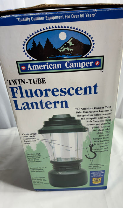 American Camper Twin-Tube Fluorescent Lantern