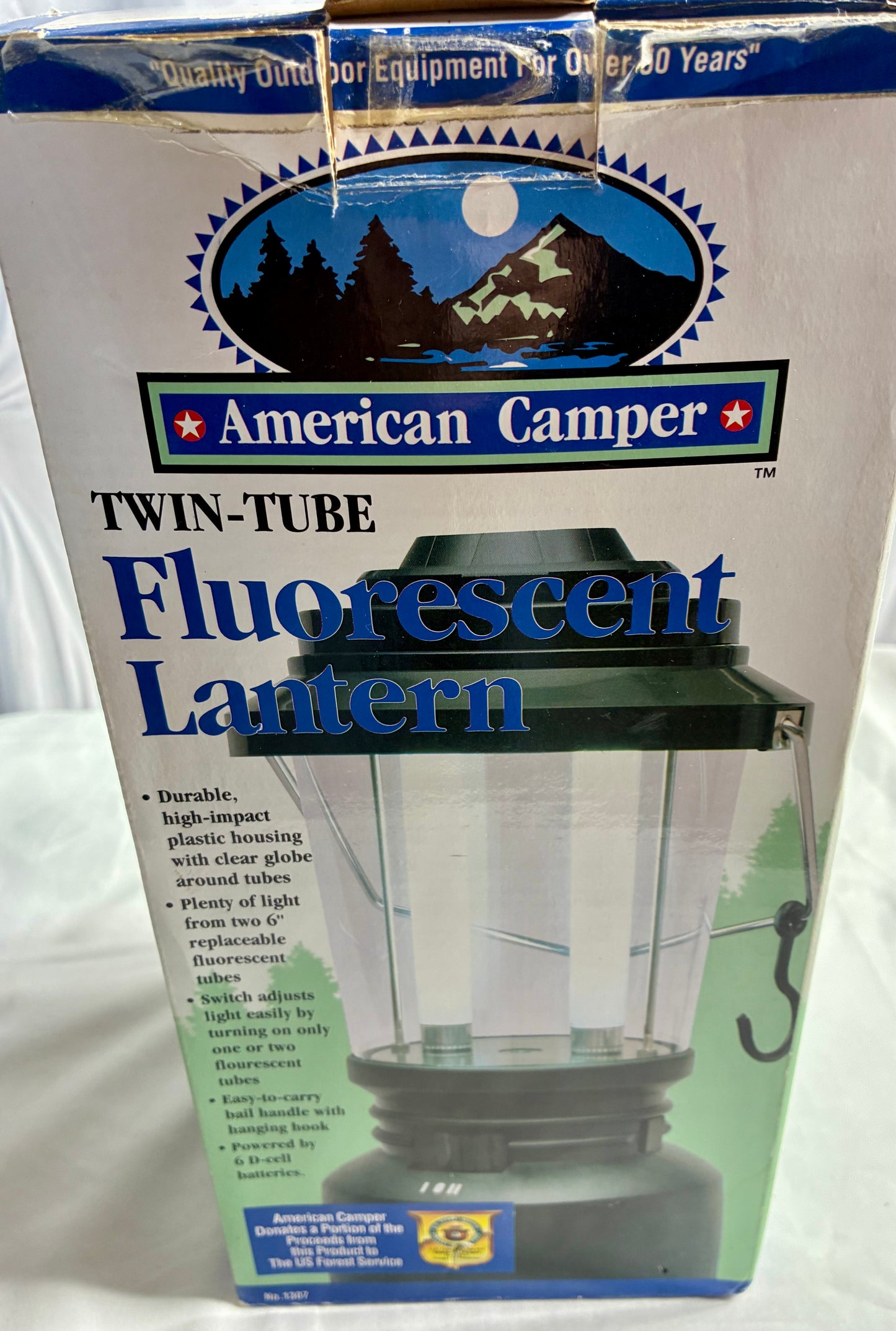 American Camper Twin-Tube Fluorescent Lantern