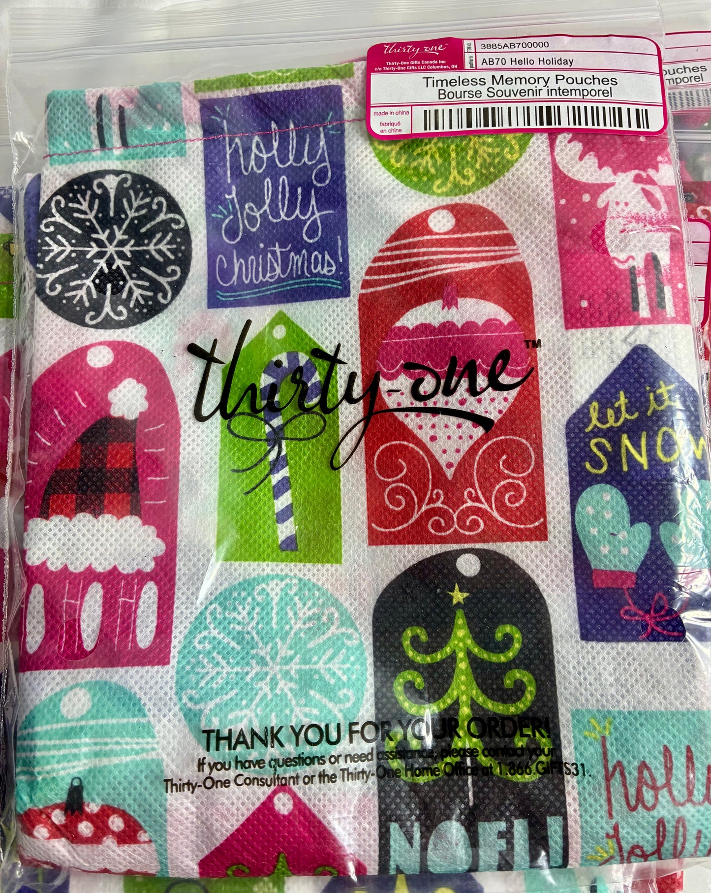 Thirty-One Gifts "Timeless Memory Pouches"