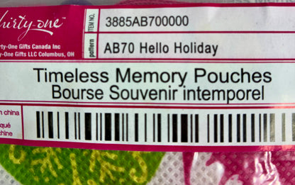 Thirty-One Gifts "Timeless Memory Pouches"