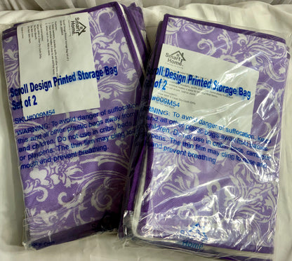 Smart Home Essentials Underbed Storage Bags (set of 2)
