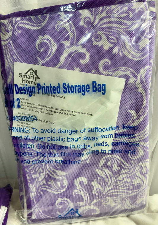 Smart Home Essentials Underbed Storage Bags (set of 2)