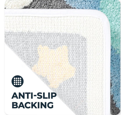 Space Microfiber Rug Water Absorbent  Mat for Kids, Bedroom, Kitchen, Dinning, Non Skid