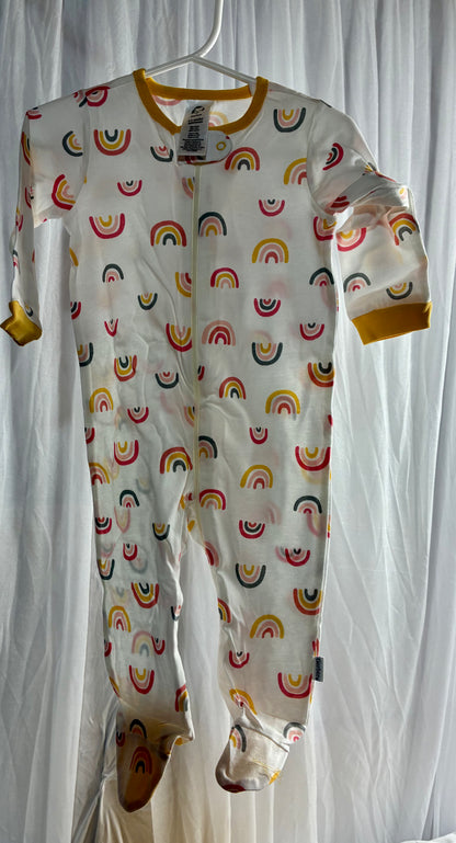 GERBER BABY GIRL SLEEP N PLAY  FOOTED PJS