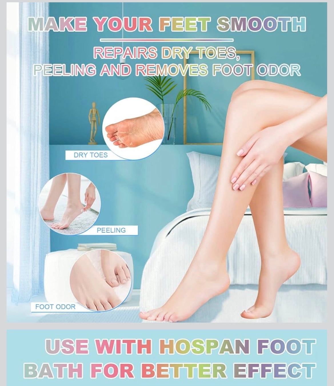 Hospan Organic Foot Bath 12 handmade bombs Set