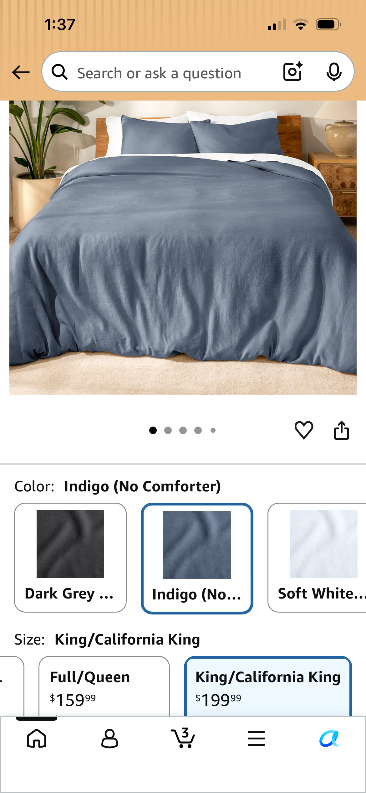 European Linen Duvet Cover Set