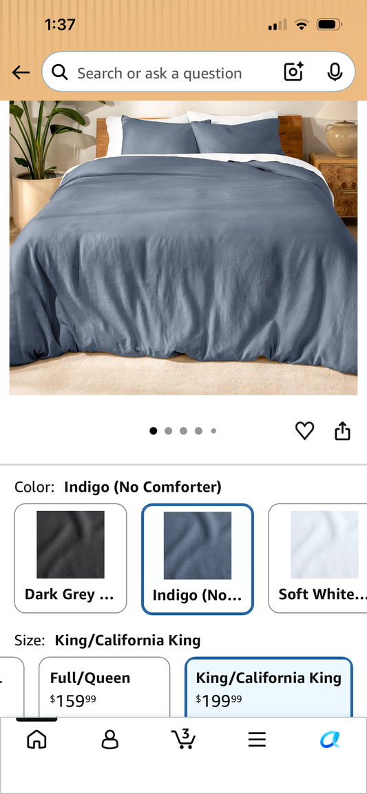 European Linen Duvet Cover Set