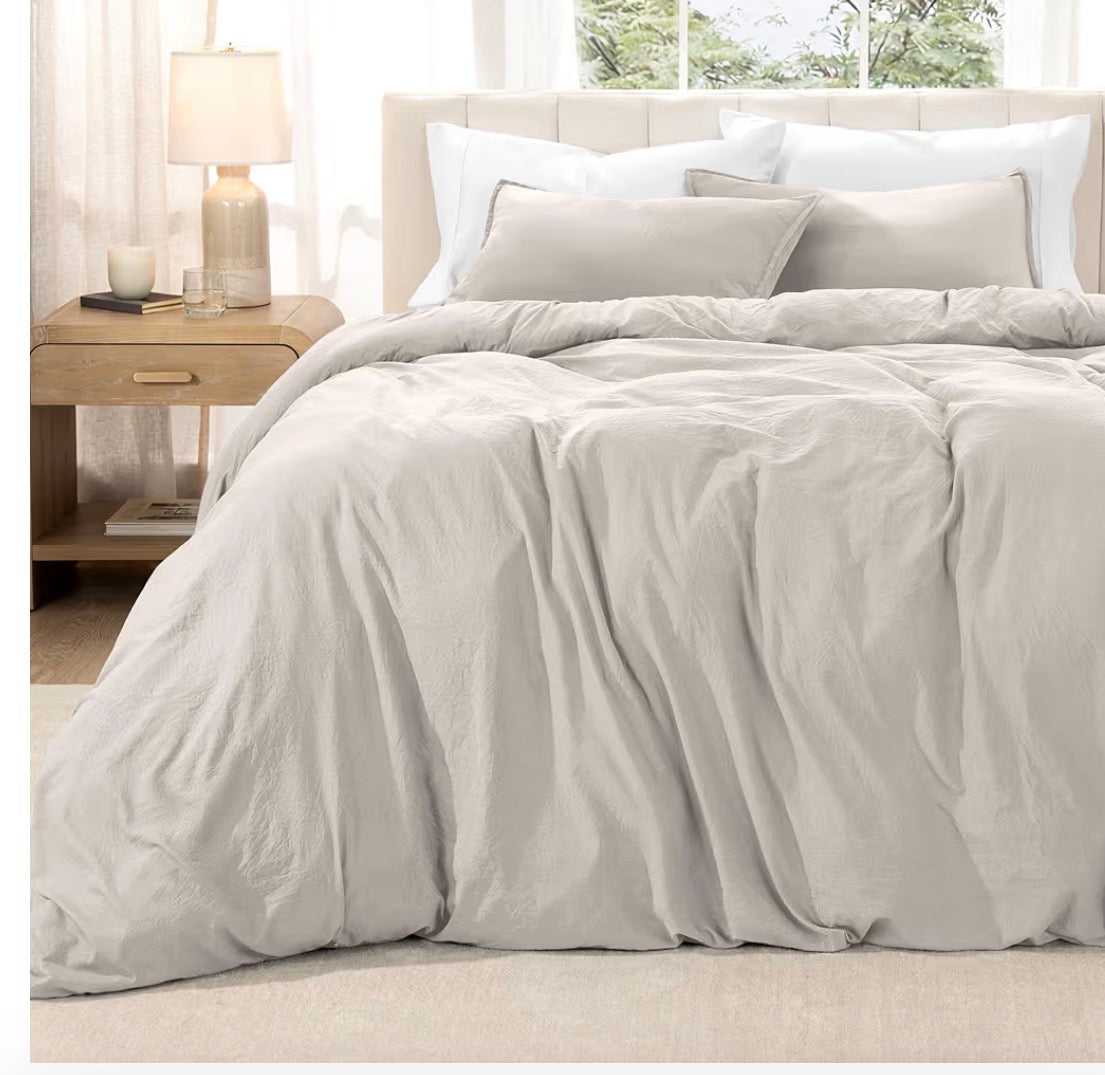 Bare Home Microfiber Duvet Cover Set - Ultra Soft Washed