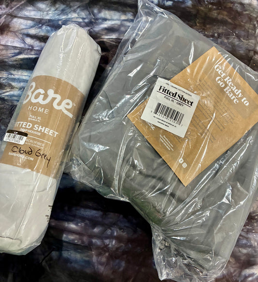 BARE Full Sized Fitted Sheets XL
