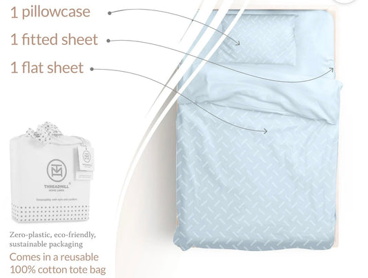 THREADMILL COTTON TWIN SHEET SET