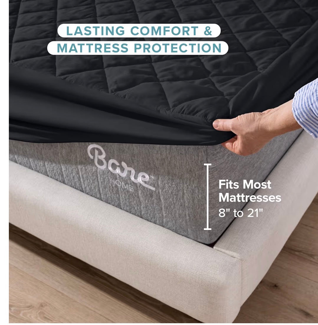 BARE -TWIN Mattress Protector or Mattress  Pad