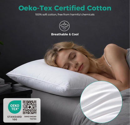 Three Geese Adjustable Layer Goose Feather Pillow,