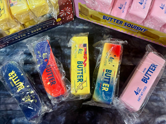 "Butter Squishy" "Not Real Food / Toy"
