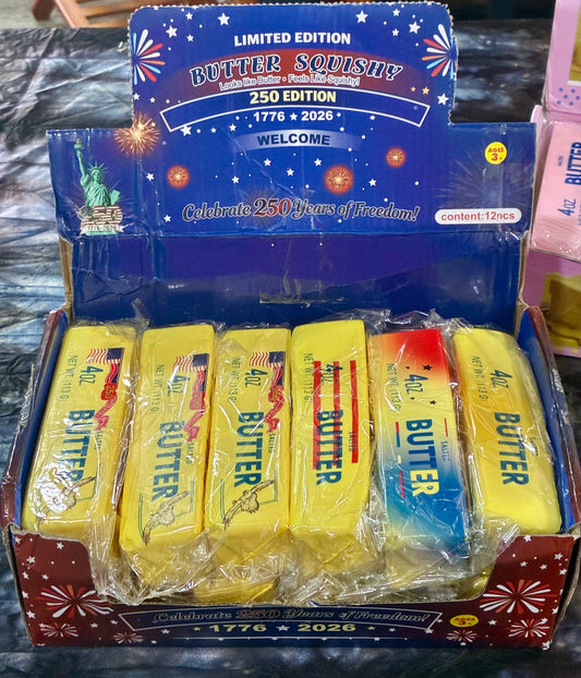 "Butter Squishy" "Not Real Food / Toy"