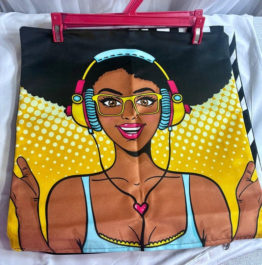 ZIPPERED PILLOW COVERS 18 x 18