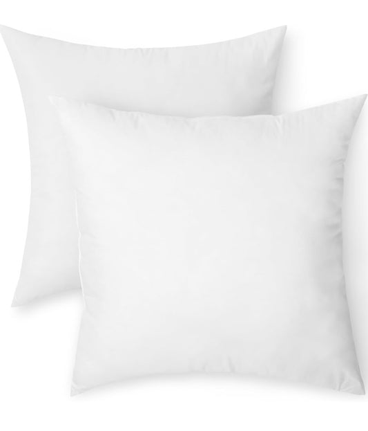 2 PACK of 20 X 20 OEKO TEX DOWN ALTERNATIVE PILLOW INSERTS