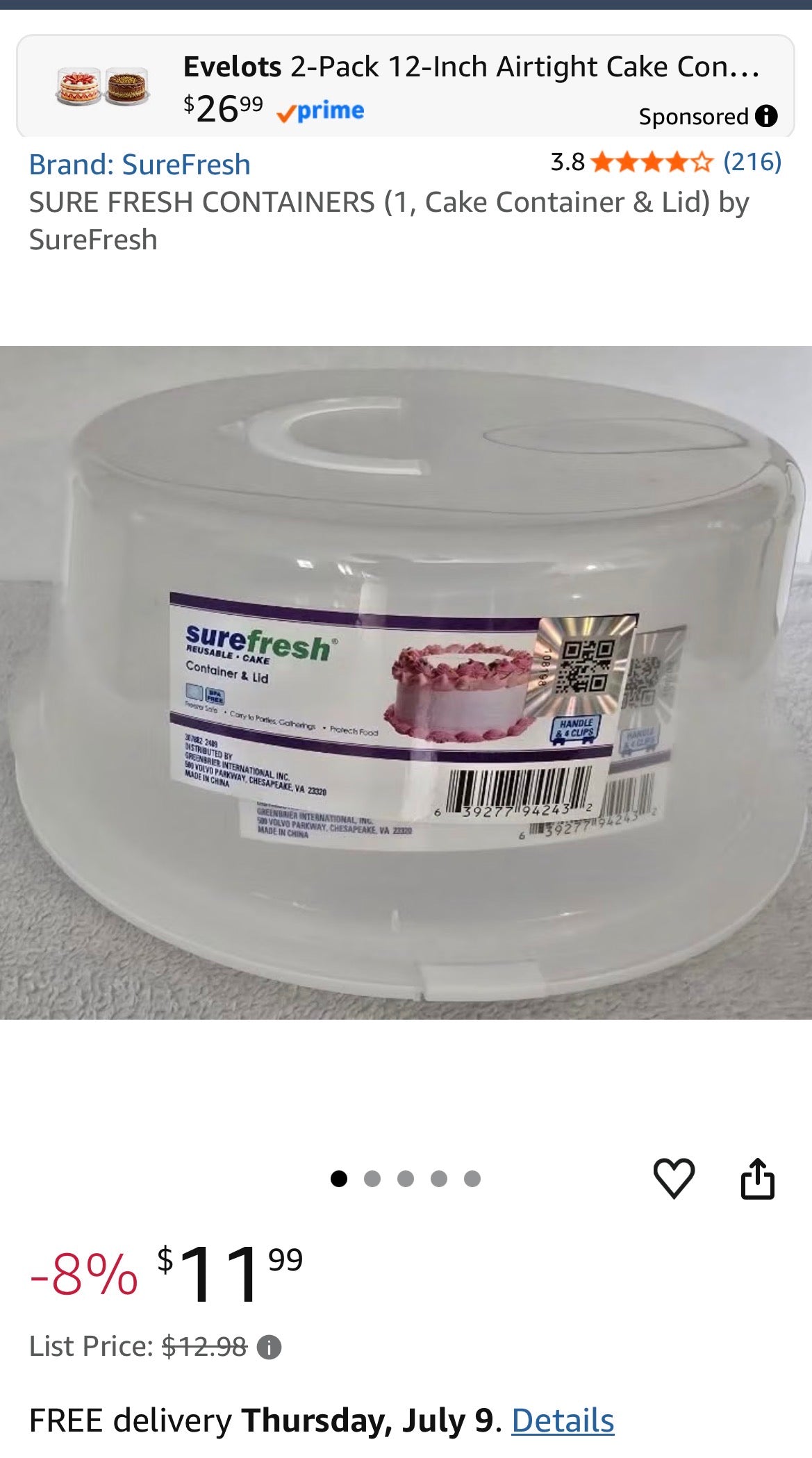Cake Holder
