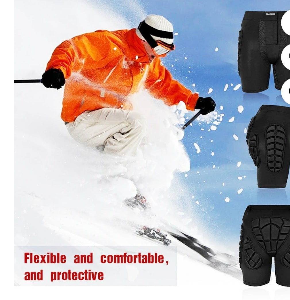 Breathable Hip Butt Tailbone Impact Protection Pads for Cycling Snowboard Skiing Skating