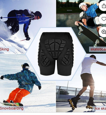 Breathable Hip Butt Tailbone Impact Protection Pads for Cycling Snowboard Skiing Skating