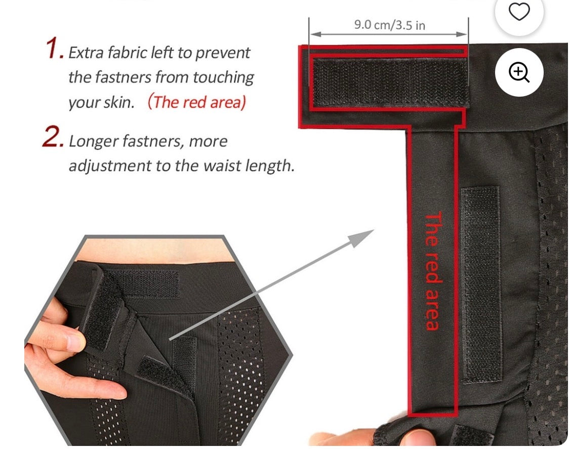 Breathable Hip Butt Tailbone Impact Protection Pads for Cycling Snowboard Skiing Skating