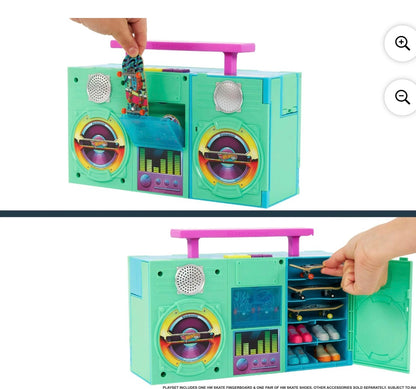 Hot Wheels Skate Boombox Skate Park Playset