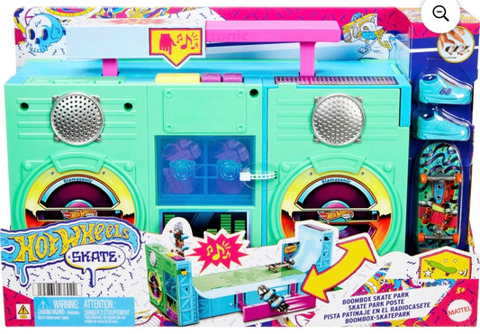 Hot Wheels Skate Boombox Skate Park Playset
