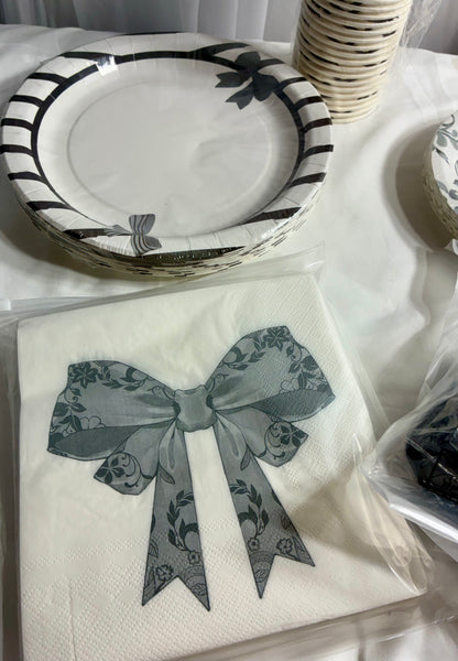 BOW PARTY SUPPLIES  - FOR 24