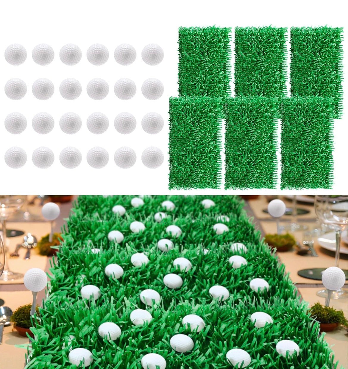 30 Pcs Golf Party Decorations for Table