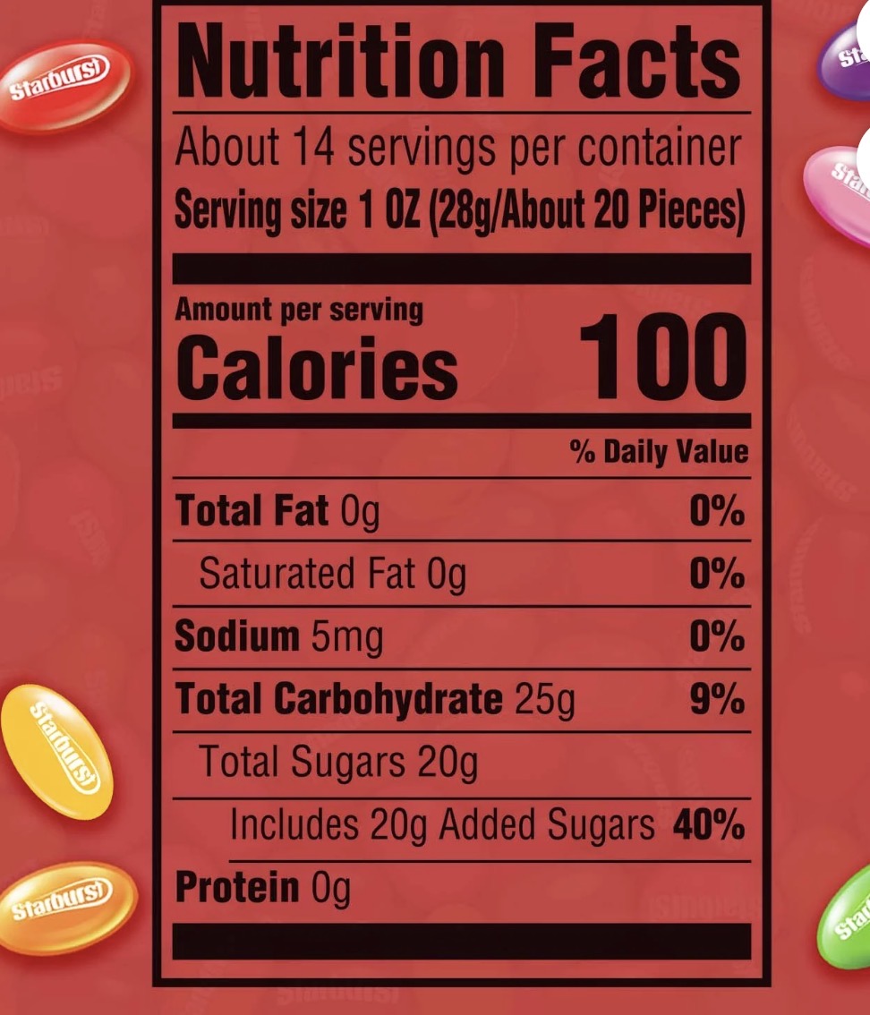 Starburst Original Jelly Beans Chewy Candy - 14 oz Bag