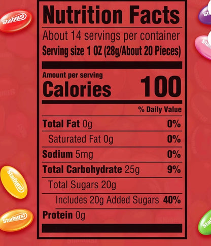 Starburst Original Jelly Beans Chewy Candy - 14 oz Bag