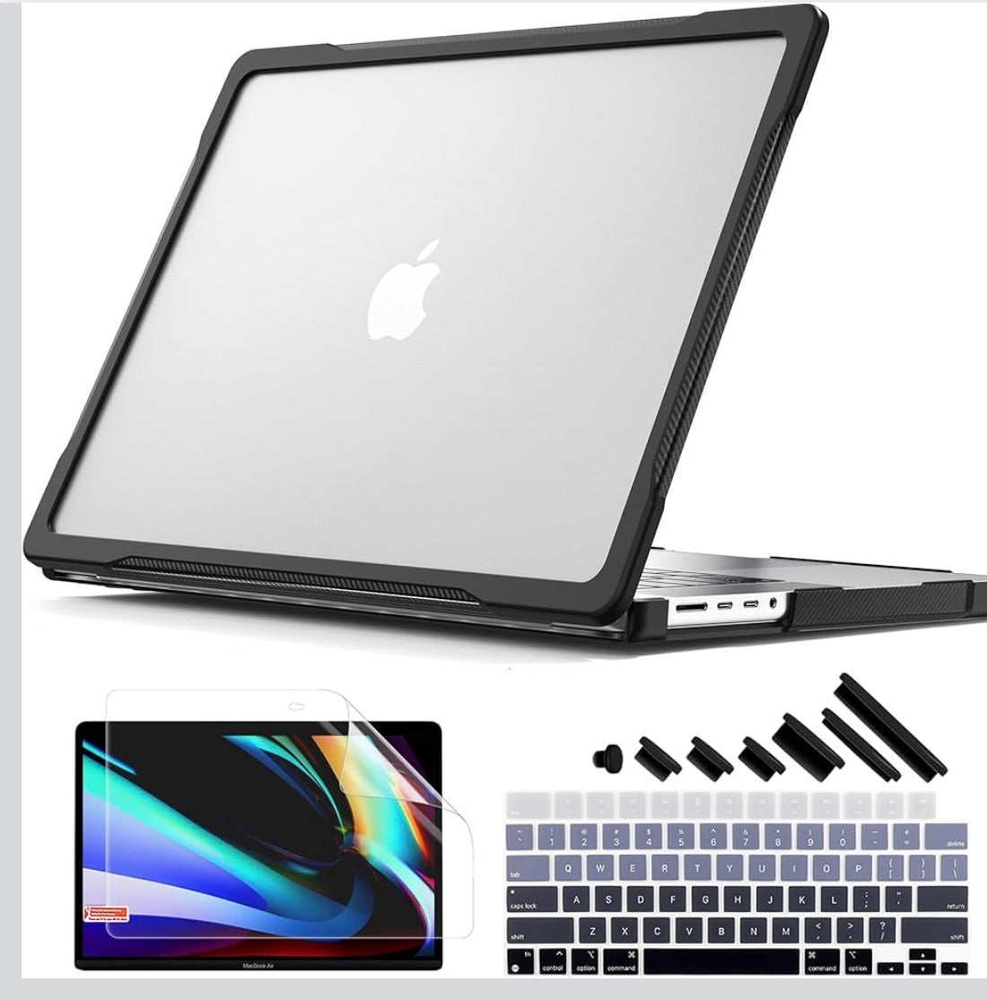 Batianda AeroShield Slim Case for MacBook Pro 14 Inch 2026-2021,Translucent