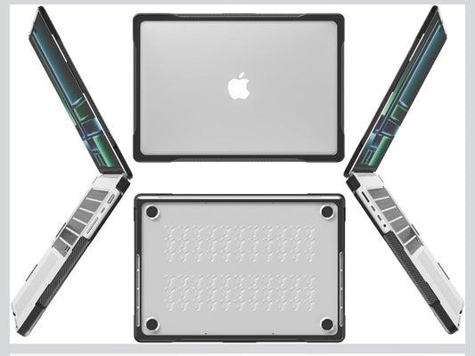 Batianda AeroShield Slim Case for MacBook Pro 14 Inch 2026-2021,Translucent