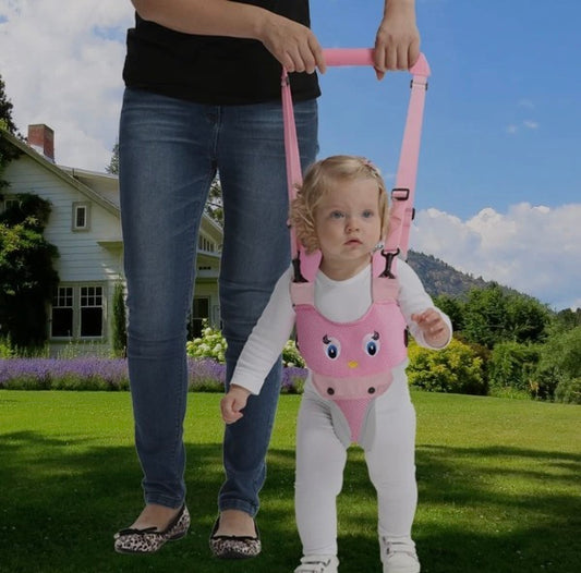 Baby Walking Harness Breathable Handheld Pink