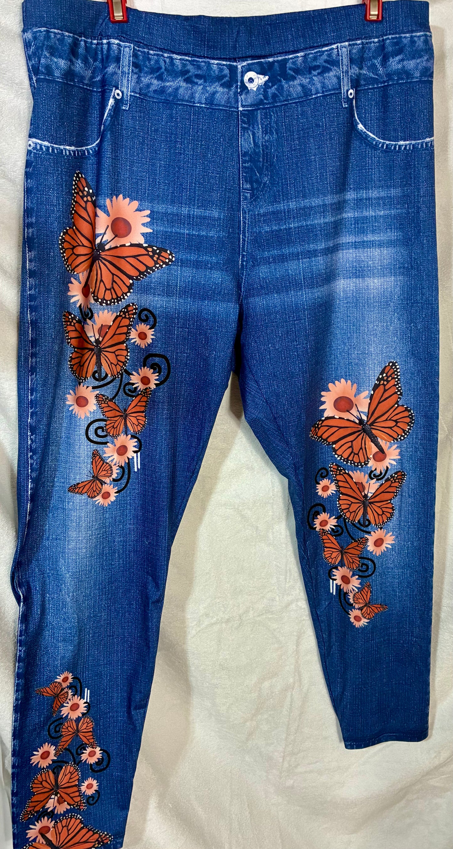 Womans Jeggins Stretchy Jean Looking Jogger