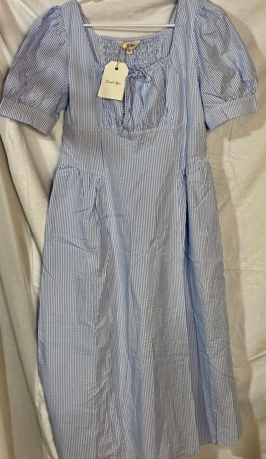 Simple REtro - Blue Gingham Dress