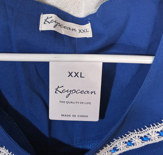Royal Blue Keyocean House Dress