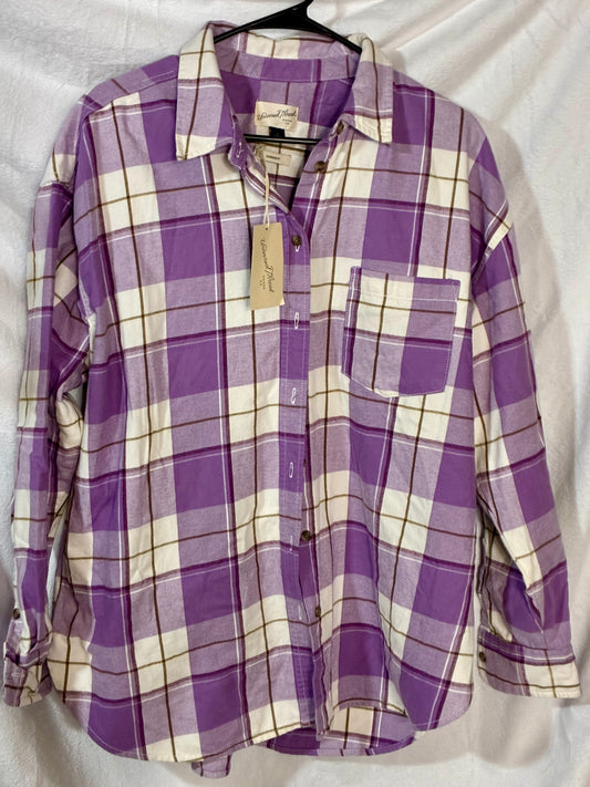 Universal Thread -Purple Plaid shirt