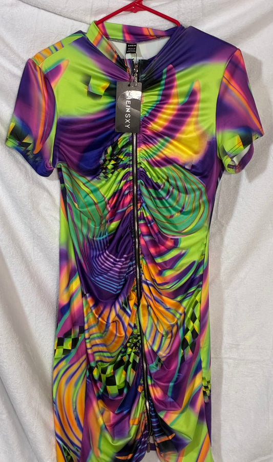Shein Vibrant Stretchy Dress