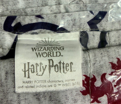 Harry Potter Twin Fitted/Flat- Wizard World Hogwarts Gray
