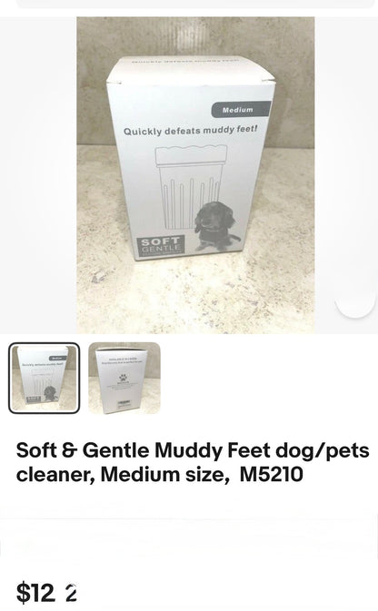 Soft & Gentle Muddy Feet dog/pets cleaner, Medium size,