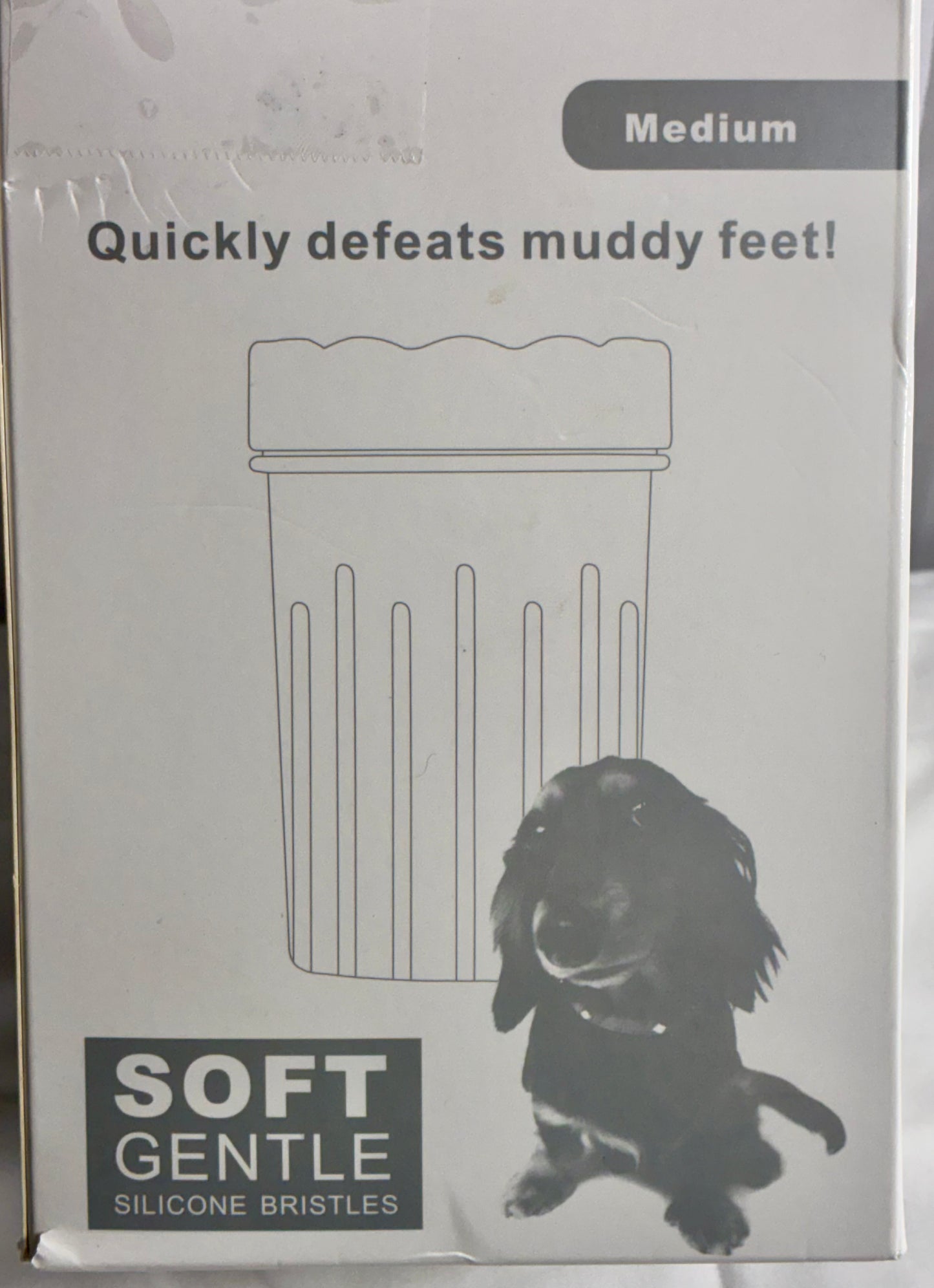 Soft & Gentle Muddy Feet dog/pets cleaner, Medium size,