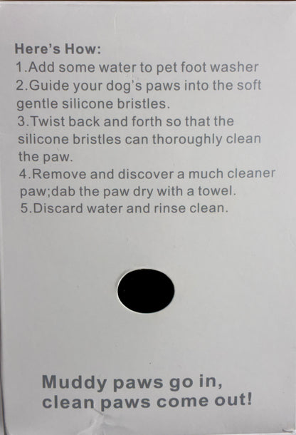 Soft & Gentle Muddy Feet dog/pets cleaner, Medium size,
