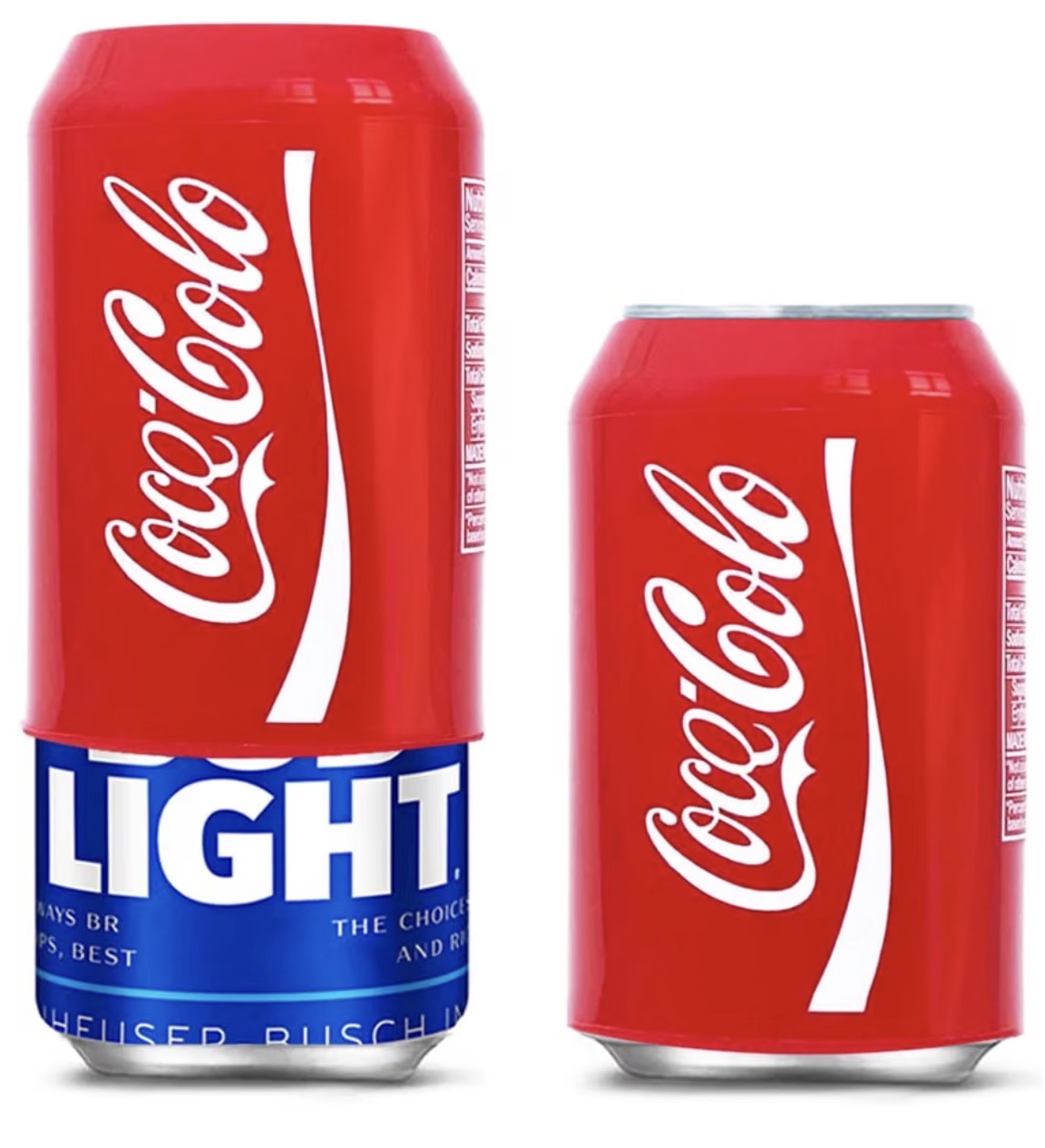 Coca-Cola branded can cover designed to disguise beverage cans.