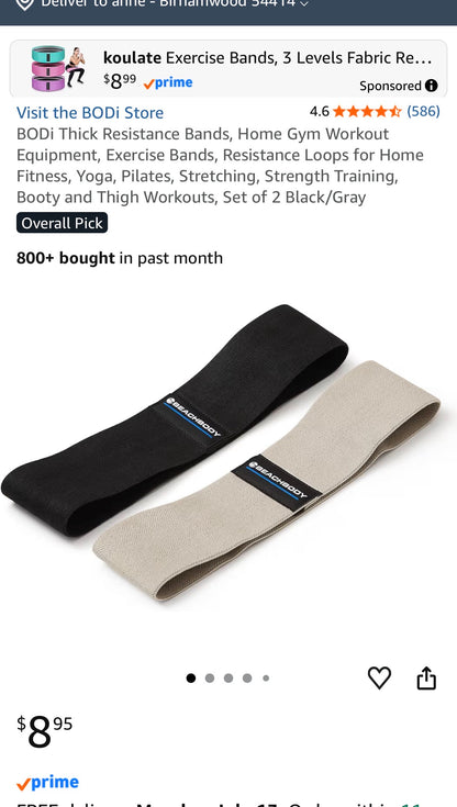 BODi  Home Gym Workout Equipment, Exercise Bands and Agility Markers