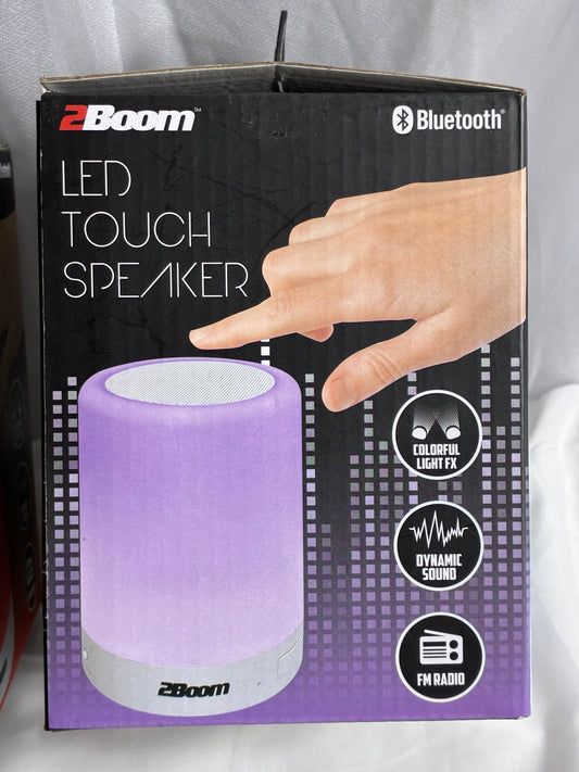 2Boom LED Lights Touch Speaker