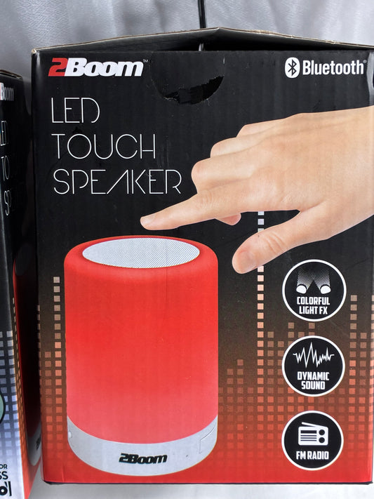 2Boom LED Lights Touch Speaker