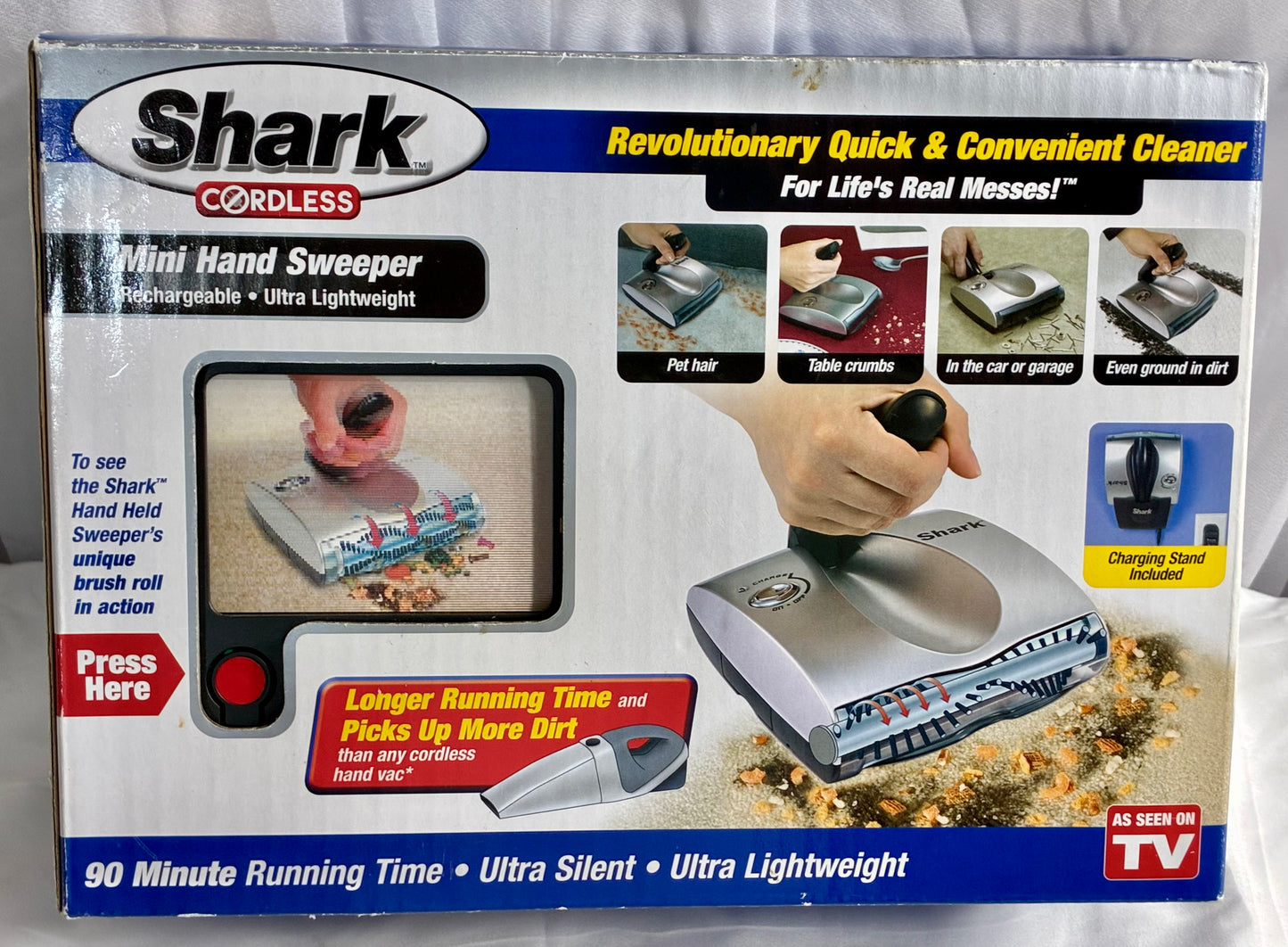SHARK  EURO-PRO X Hand Held Cordless Rechargeable Sweeper Cleaner